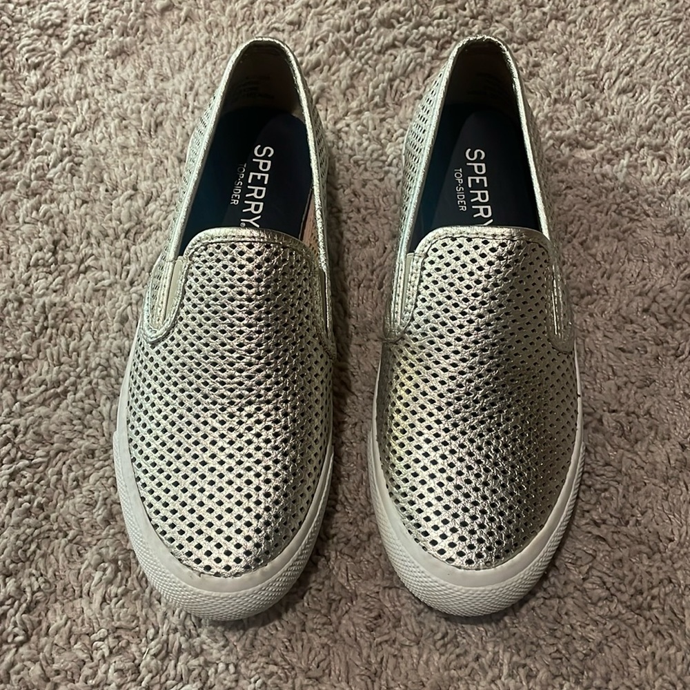Sperry top-sider silver/chrome